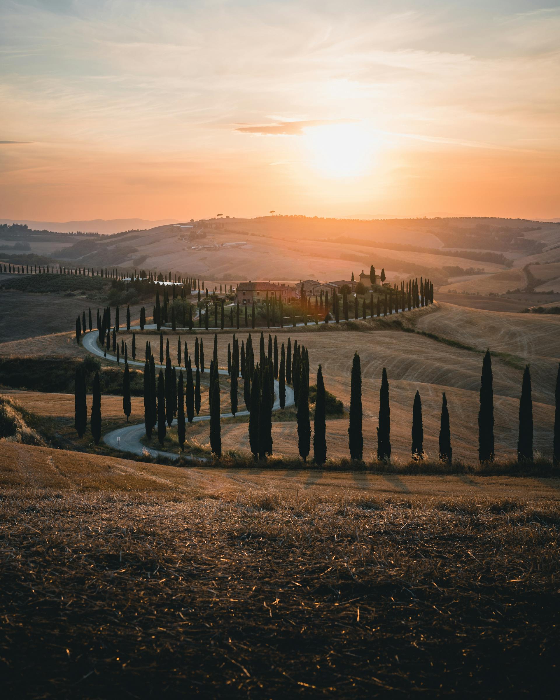 Tuscany Winding Road